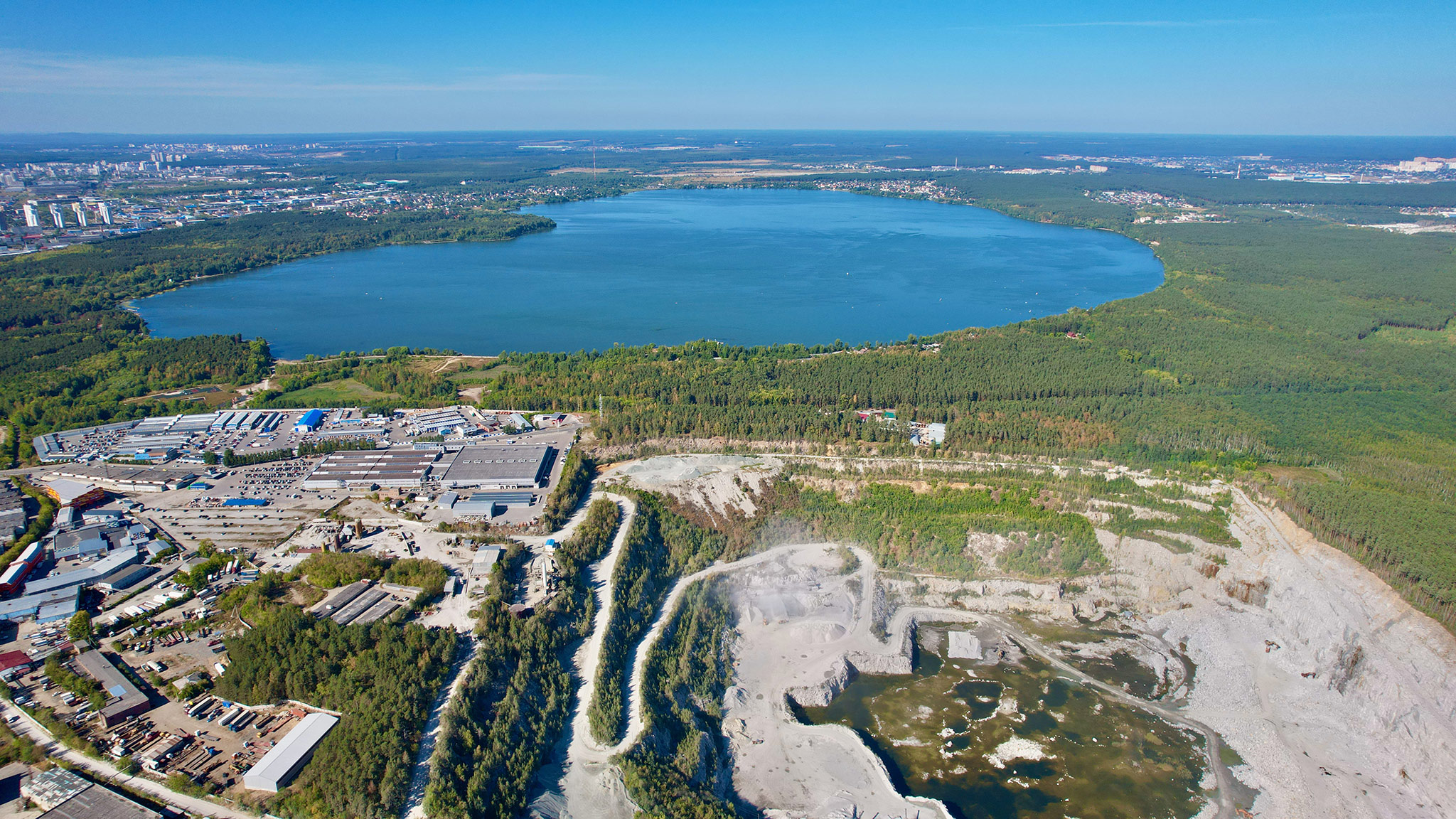 Шарташский гранитный карьер, Екатеринбург (Shartash Granite Quarry, Yekaterinburg)